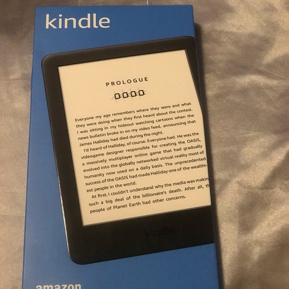 Amazon kindle and case